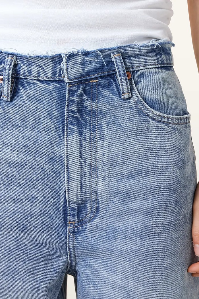 Îmbrăcăminte AllSaints blugi din bumbac BLAKE W060EC albastru