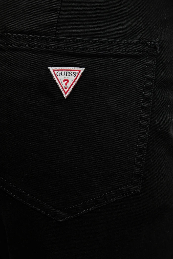 Nohavice Guess Jeans čierna W5GB40.WGB51