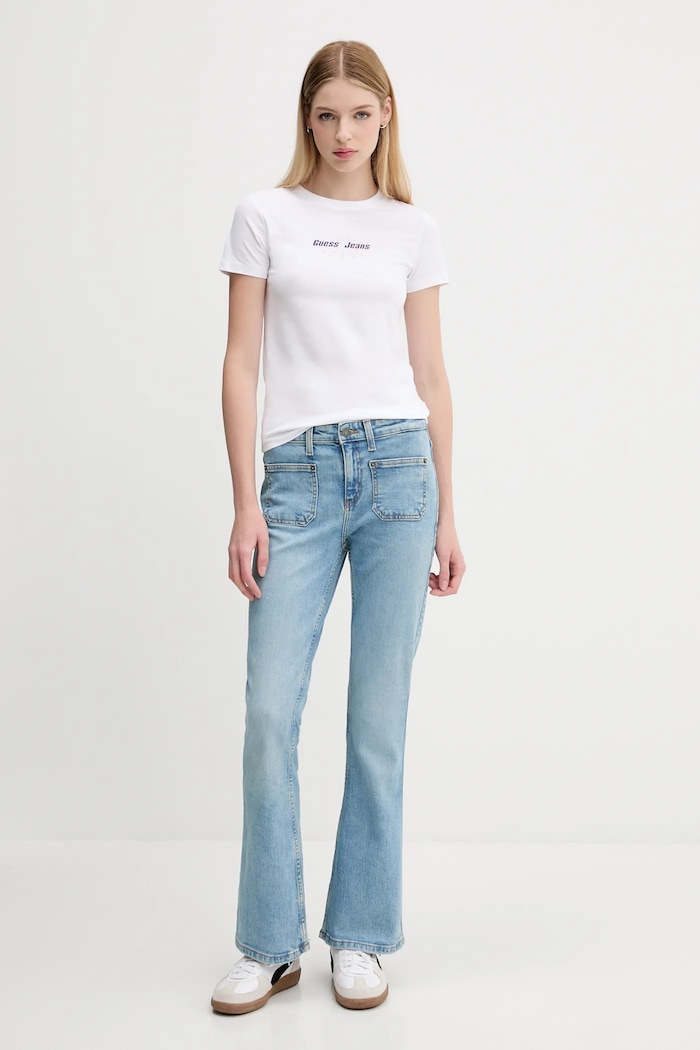 Džíny Guess Jeans W5YA1Z.D5RA4 modrá AW25