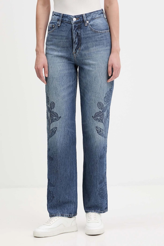 Rifle Tommy Jeans Planet friendly tmavomodrá DW0DW21519