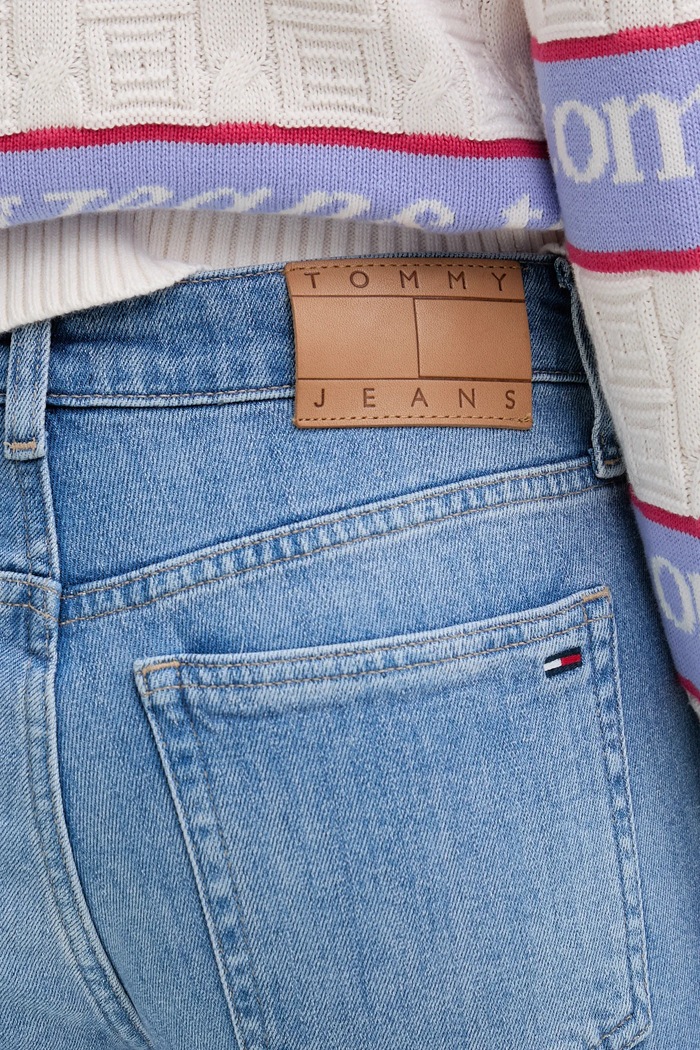 Rifle Tommy Jeans modrá DW0DW21806