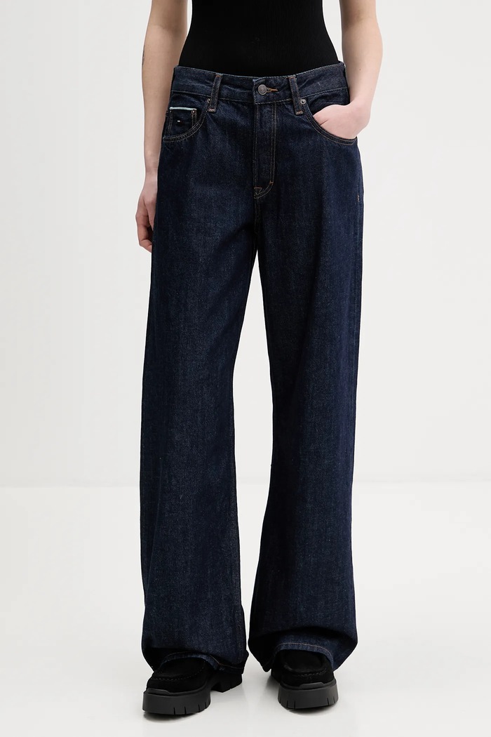 Τζιν παντελόνι Tommy Jeans Planet friendly σκούρο μπλε DW0DW21810