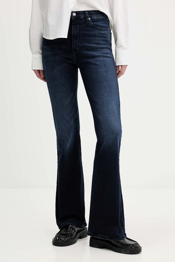 Traperice Tommy Jeans visoki mornarsko plava DW0DW21825