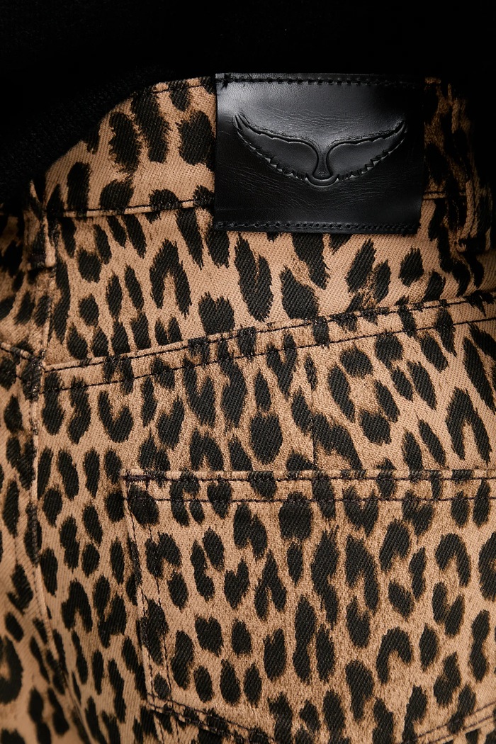 Džíny ZADIG&VOLTAIRE WWJE01317 hnědá