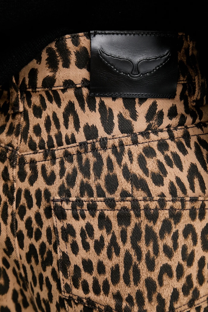 Džíny ZADIG&VOLTAIRE WWJE01317 hnědá