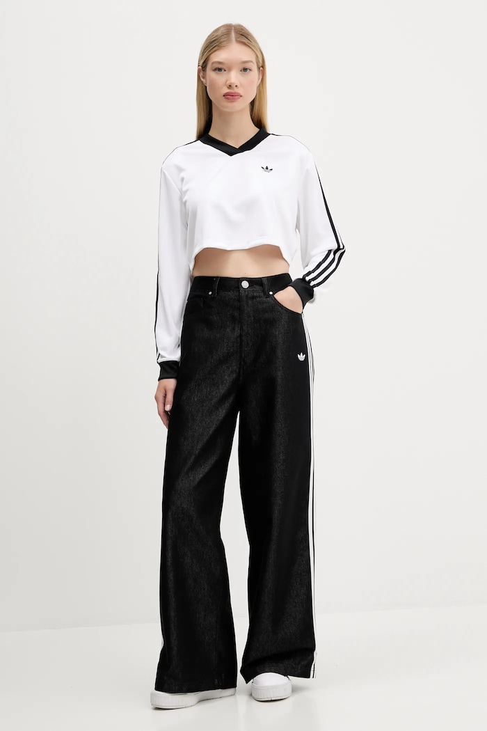 adidas Originals jeansy Baggy Shine Dnm KE9799 czarny AW25