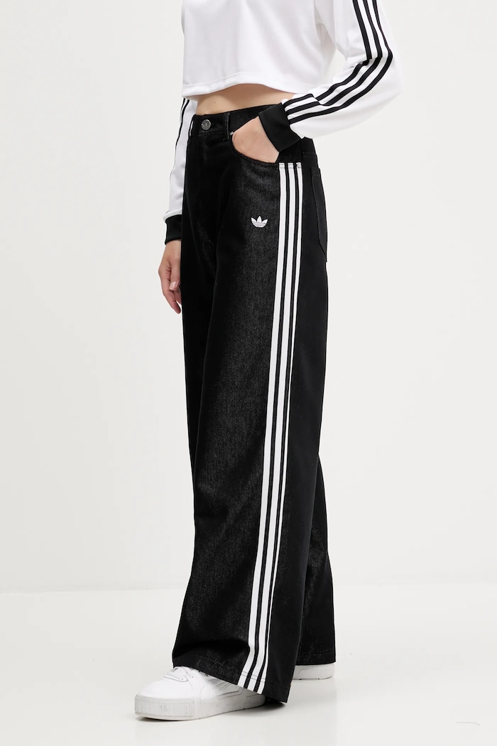 adidas Originals jeansy Baggy Shine Dnm czarny KE9799
