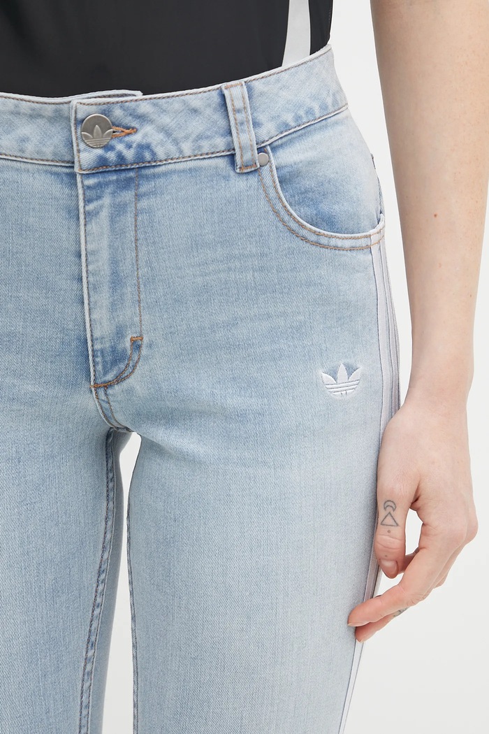 Τζιν παντελόνι adidas Originals Slim Denim μπλε KE9801