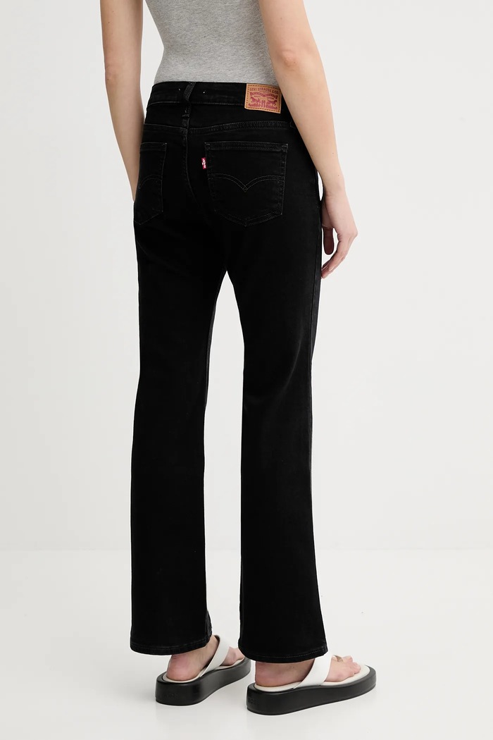 Odzież Levi's jeansy SUPERLOW BOOT A4679 czarny