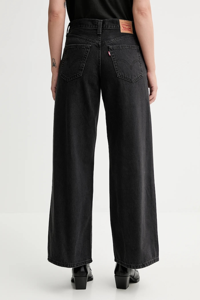 Odzież Levi's jeansy 94 BAGGY WIDE LEG A5929.0006 czarny