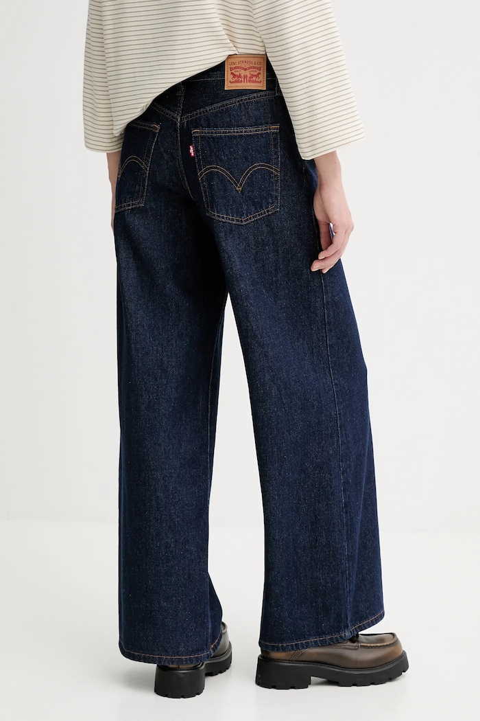 Oblečenie Rifle Levi's 94 BAGGY WIDE LEG A5929.0014 tmavomodrá