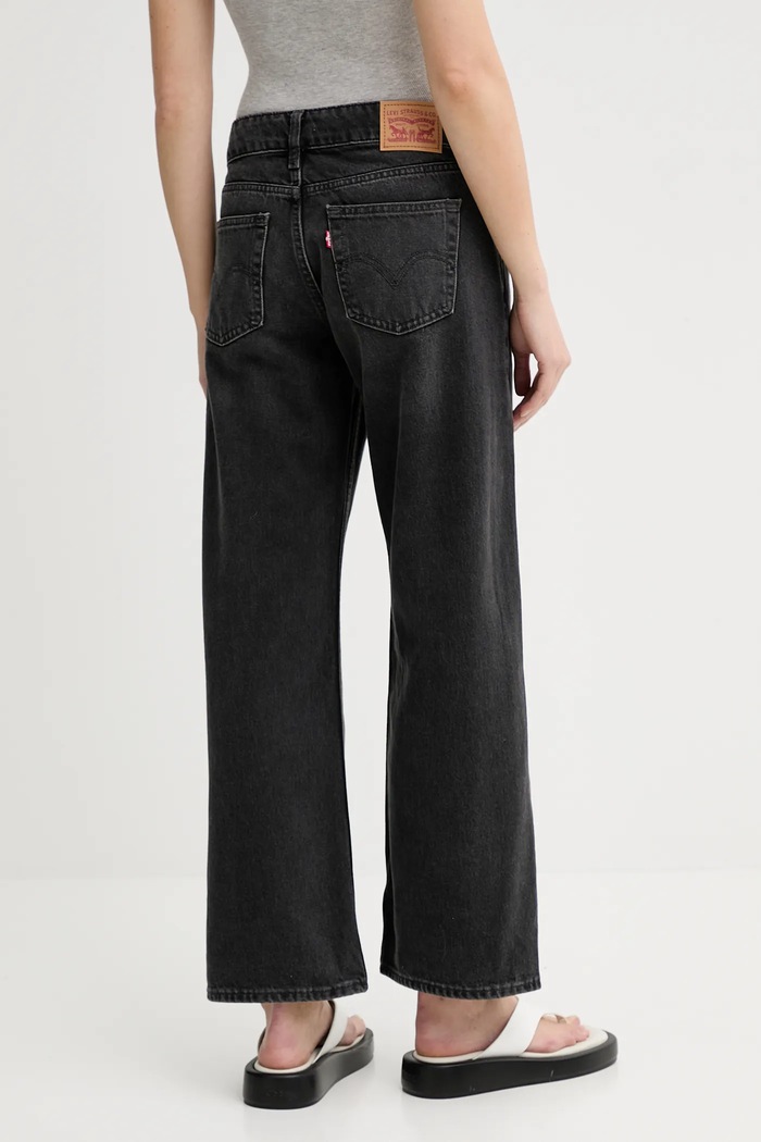 Îmbrăcăminte Levi's jeans SUPERLOW LOOSE A7498 gri