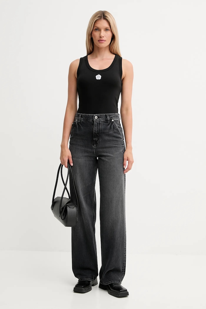 Τζιν παντελόνι Kenzo Kenzo x Futura FF62DP2356C8 γκρί AW25
