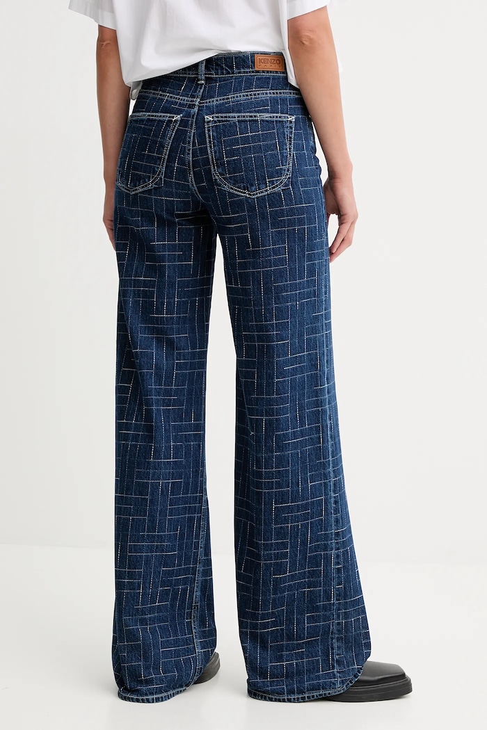 Oblečení Džíny Kenzo FF62DP2176V3 modrá