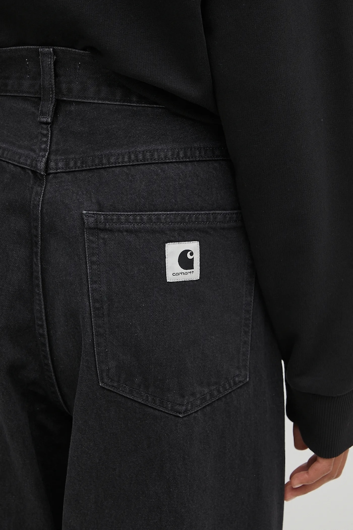 Τζιν παντελόνι Carhartt WIP W' Brandon μαύρο I035892.8906