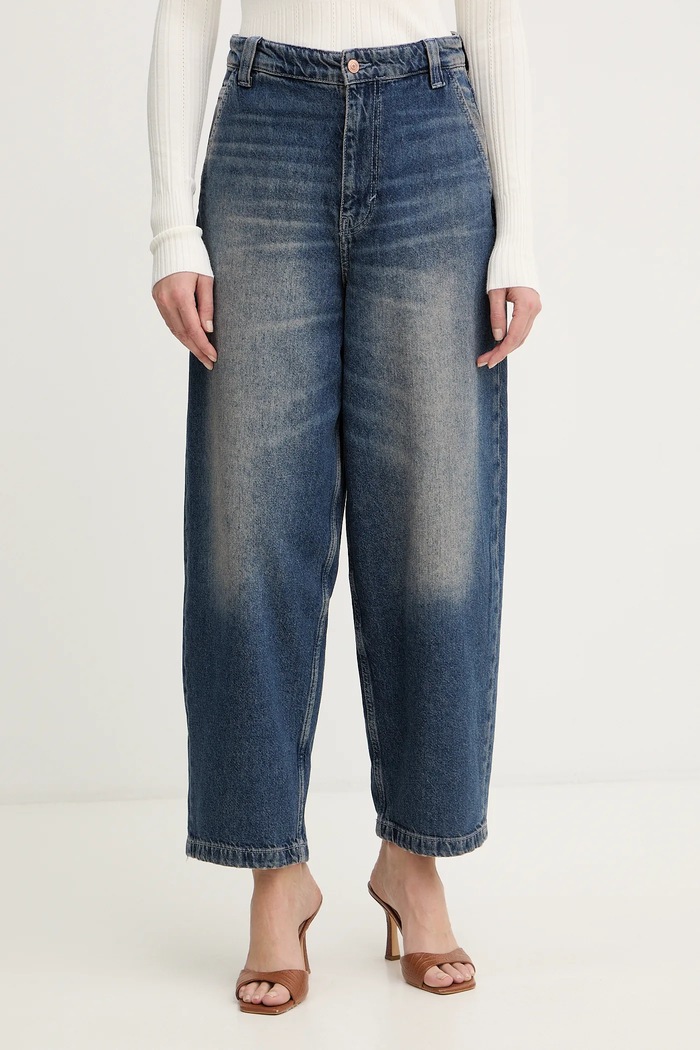 Дънки Guess Planet friendly тъмносин W5YA3C.D0973