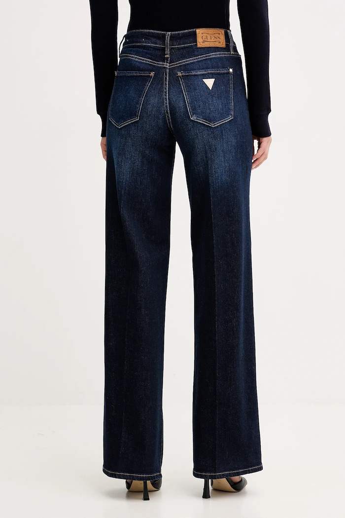 Îmbrăcăminte Guess jeans din amestec de cașmir W5BA96.D4U54 bleumarin