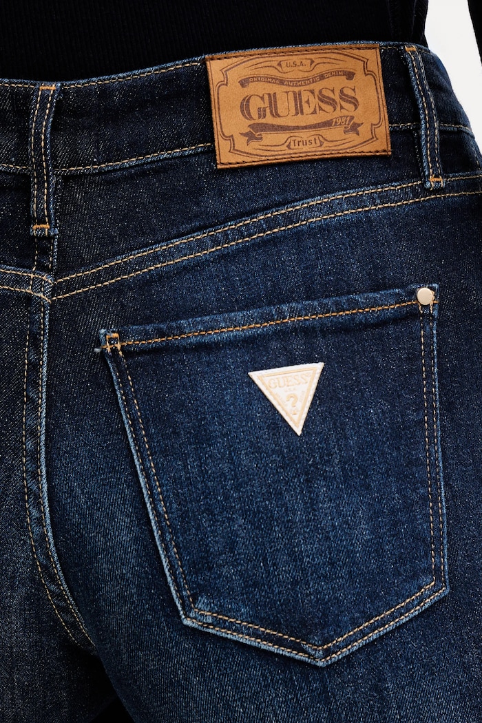 Guess jeans din amestec de cașmir bleumarin W5BA96.D4U54