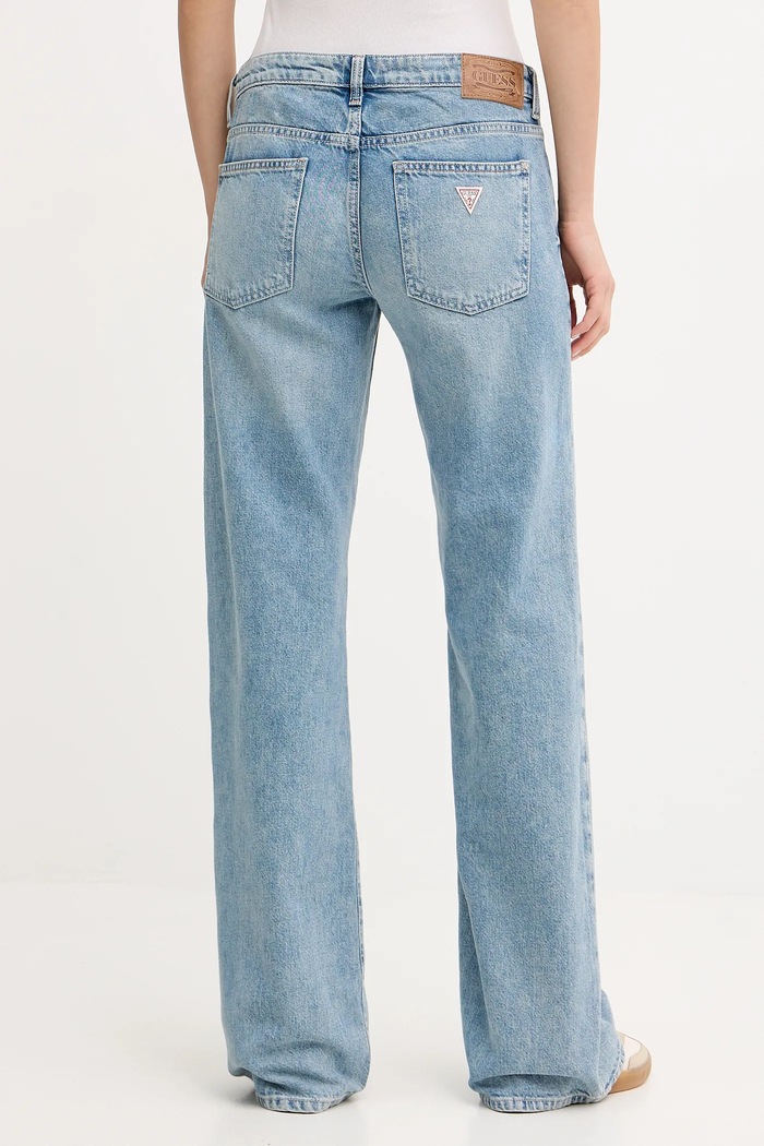 Odzież Guess jeansy W5BA1D.D0742 niebieski