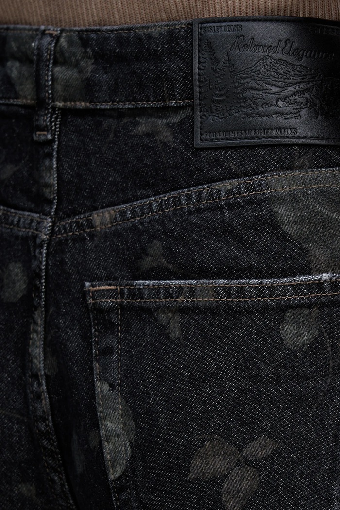 Τζιν παντελόνι Sisley μαύρο 4RZHLE04R