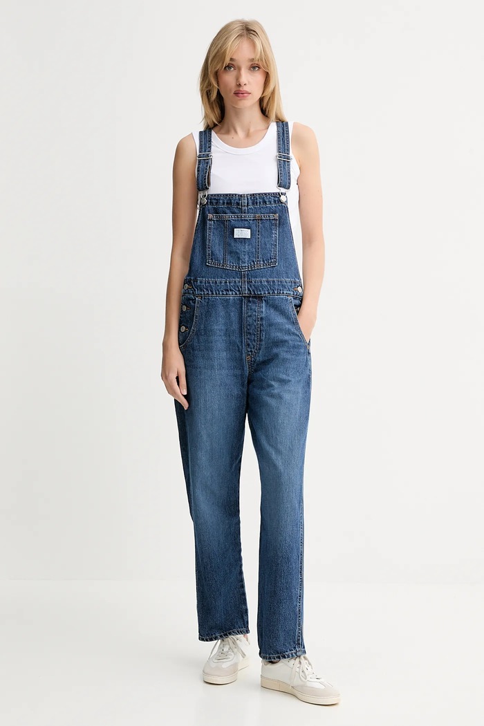 Levi's salopete din denim VINTAGE OVERALL albastru 85315.0036