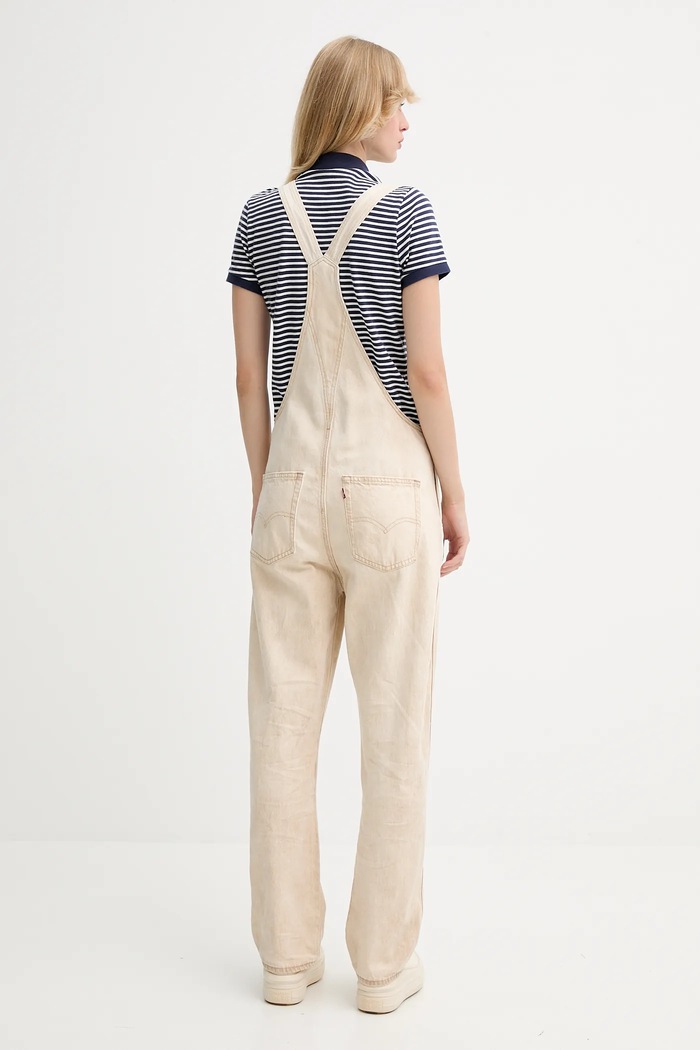 Levi's salopete din denim VINTAGE OVERALL 85315.0037 bej AW25