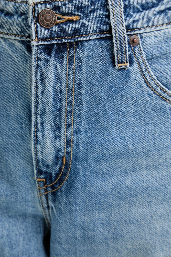 Levi's blugi barrel pentru femei BAGGY DAD BARREL 0039A albastru