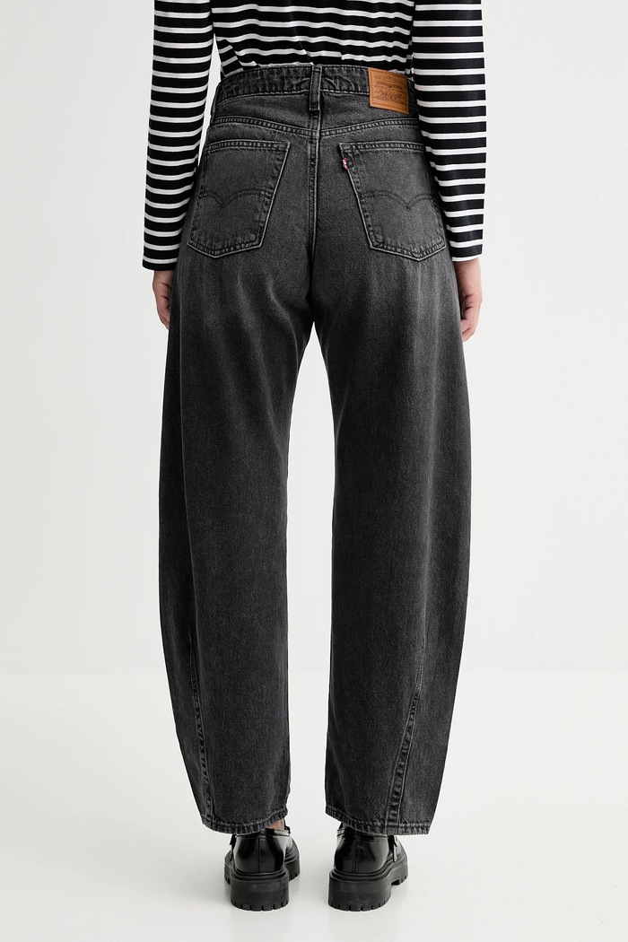 Odjeća Traperice Levi's BAGGY DAD BARREL 0039A crna
