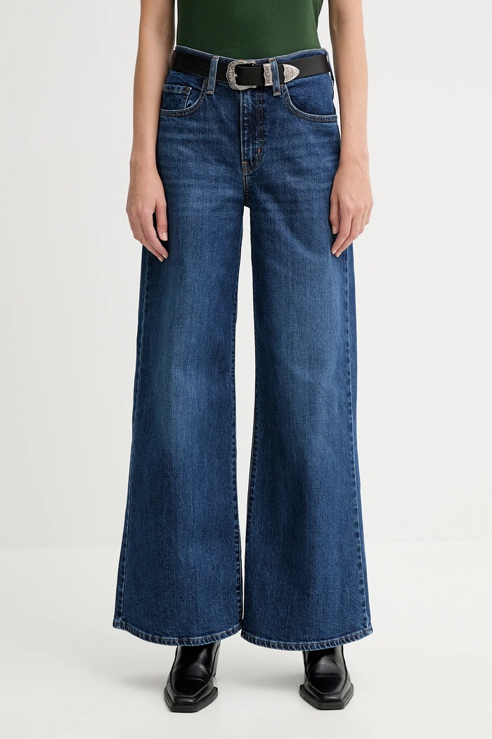 Rifle Levi's 728 HR WIDE LEG modrá 0039B.0004
