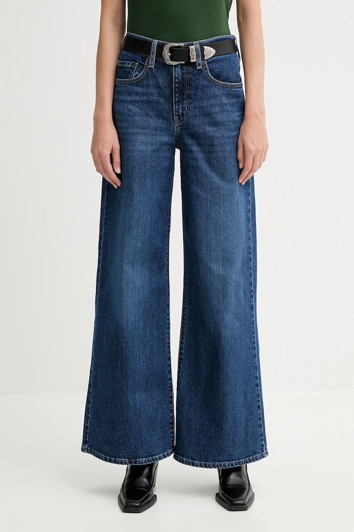 Rifle Levi's 728 HR WIDE LEG modrá 0039B.0004
