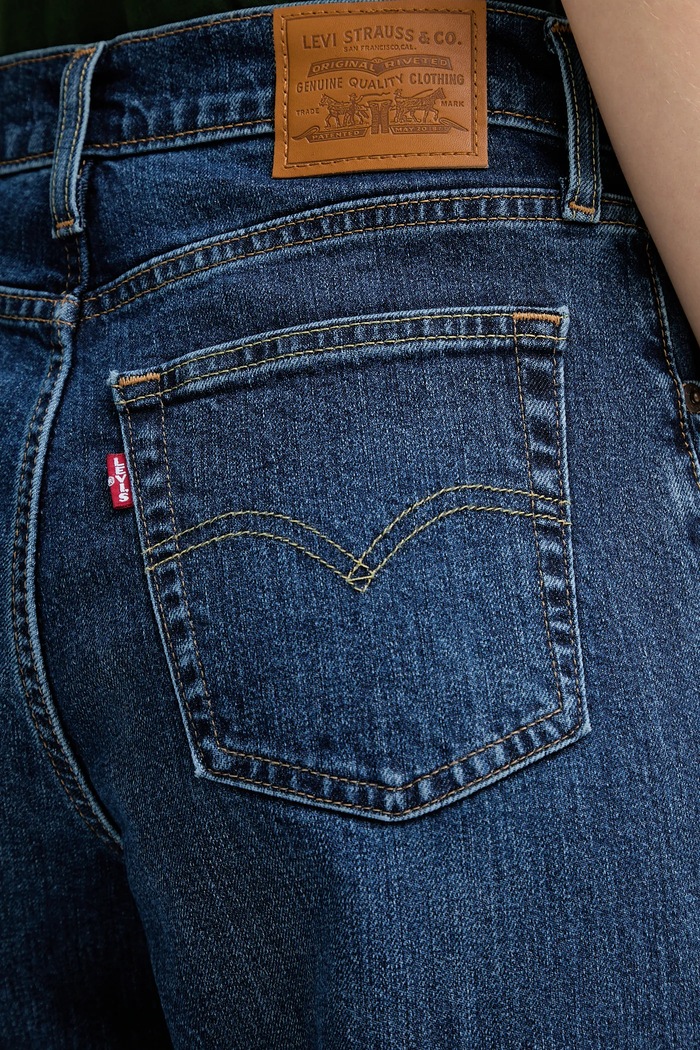 Rifle Levi's 728 HR WIDE LEG modrá 0039B.0004