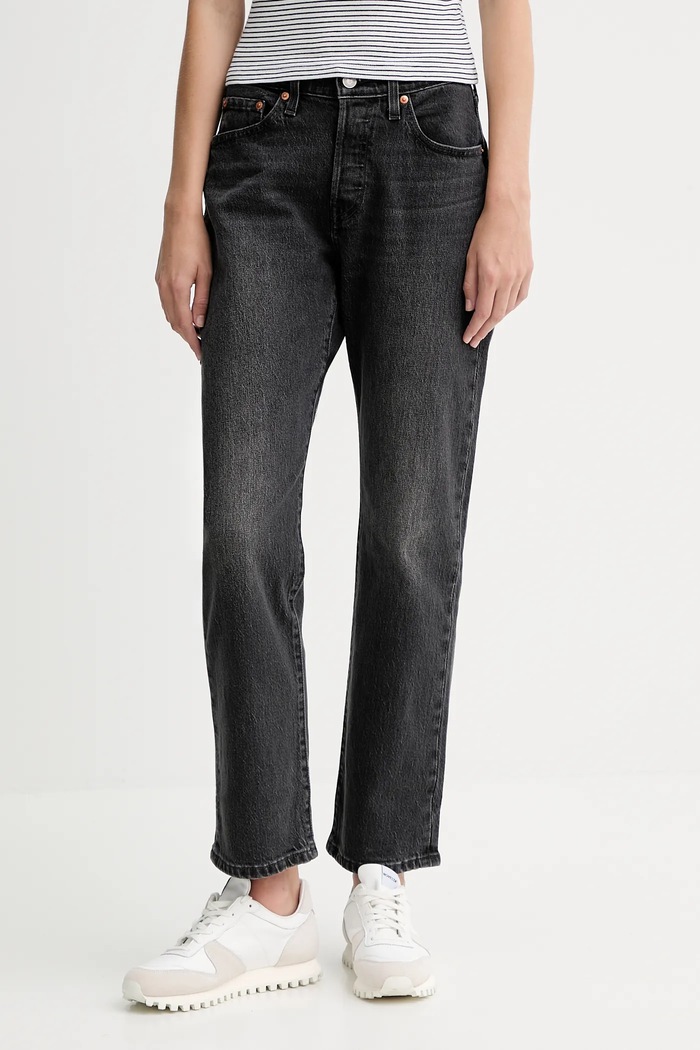Levi's jeans 501 CURVE negru 0036A