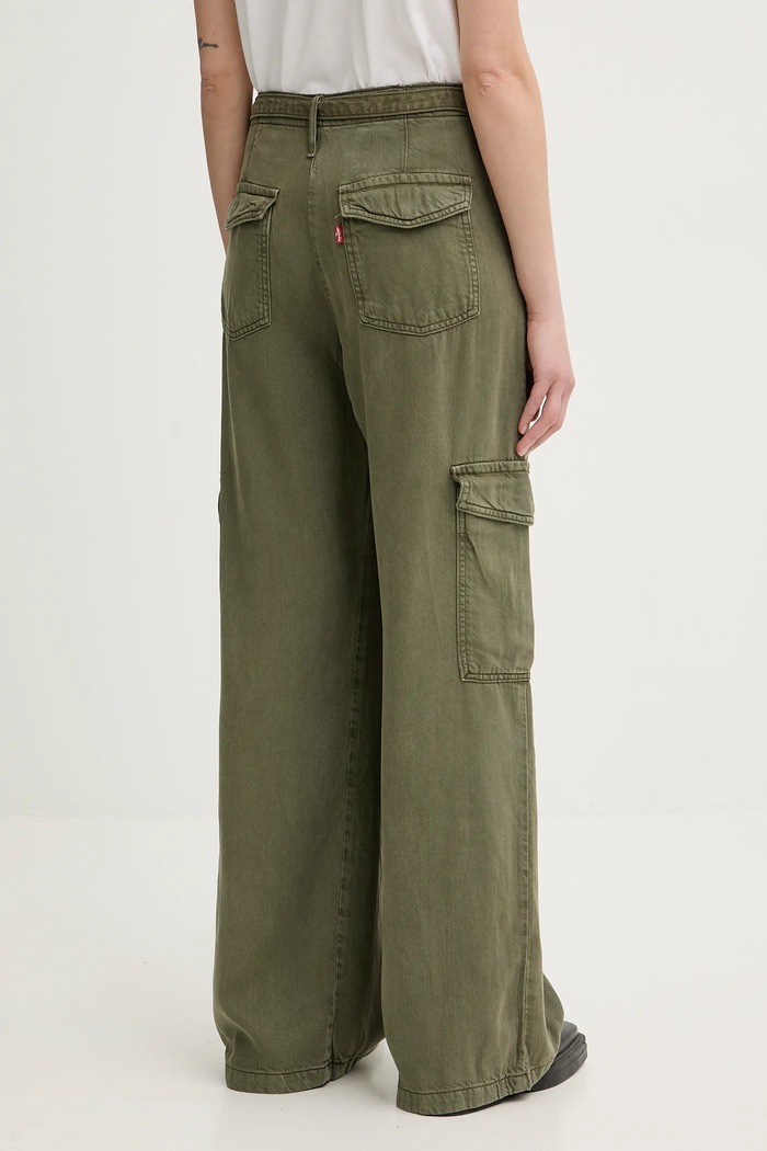Ruházat Levi's nadrág BAGGY DAD CARGO 003IN.0004 zöld