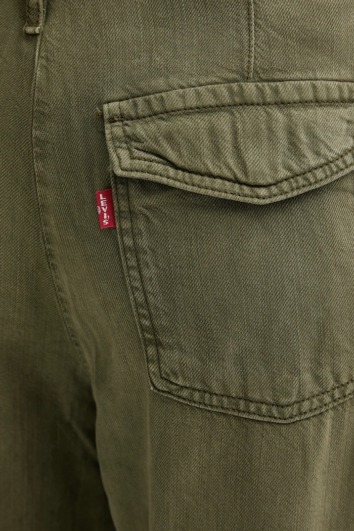 Levi's nadrág BAGGY DAD CARGO 003IN.0004 zöld