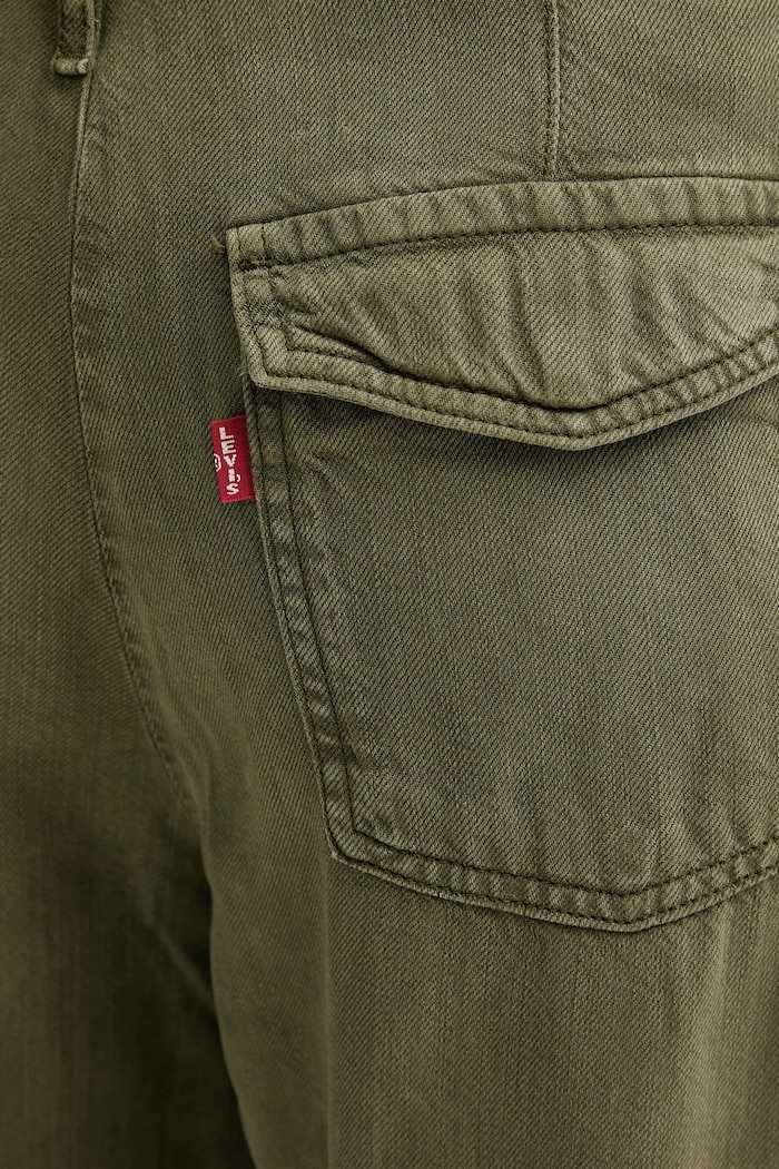 Levi's nadrág BAGGY DAD CARGO 003IN.0004 zöld