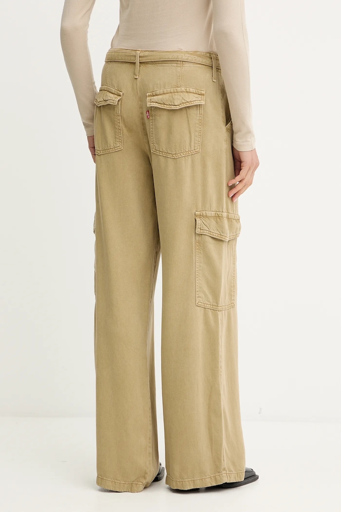 Oblečení Kalhoty Levi's BAGGY DAD CARGO 003IN.0005 zelená