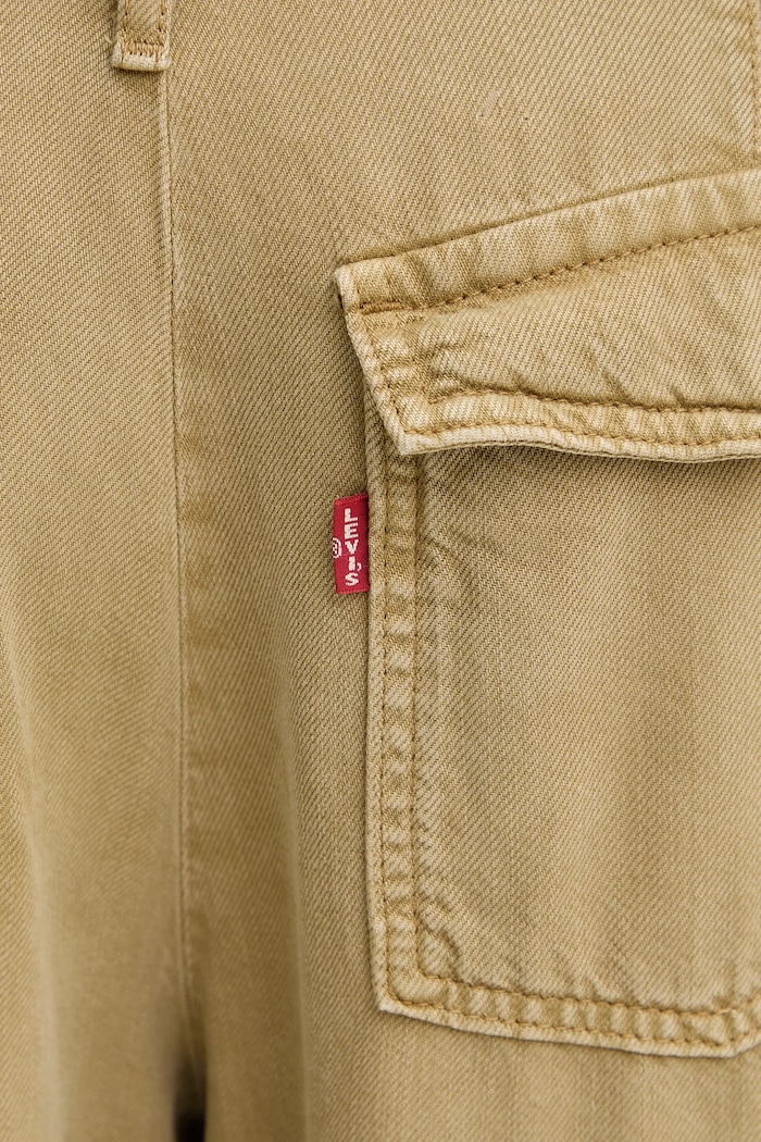 Kalhoty Levi's BAGGY DAD CARGO zelená 003IN.0005