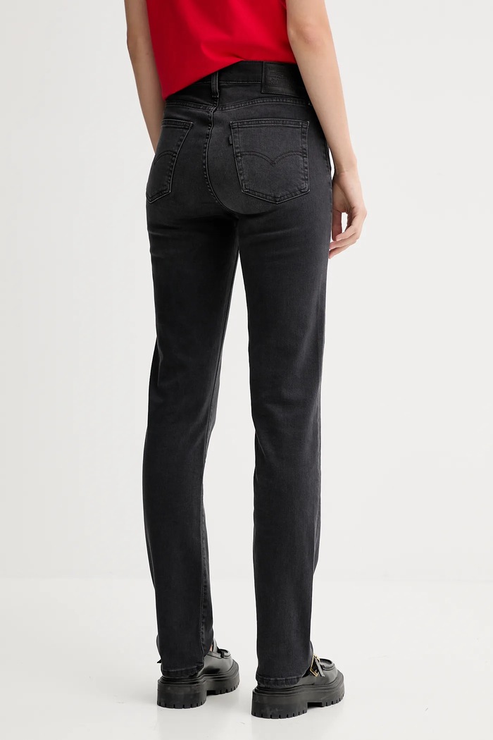 Odzież Levi's jeansy 724 HIGH RISE STRAIGHT 18883.0391 szary