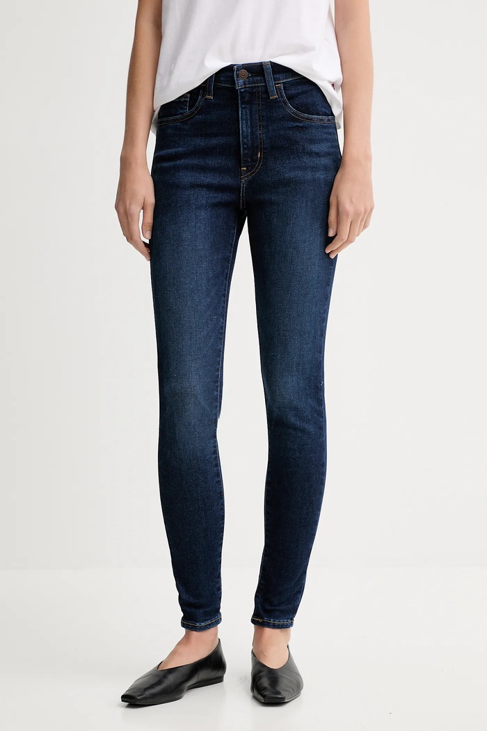 Levi's jeansy 720 HIRISE SUPER SKINNY niebieski 52797.0393