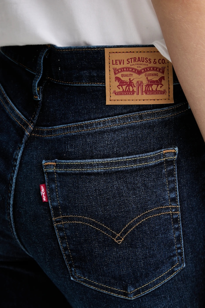 Levi's jeansy 720 HIRISE SUPER SKINNY niebieski 52797.0393