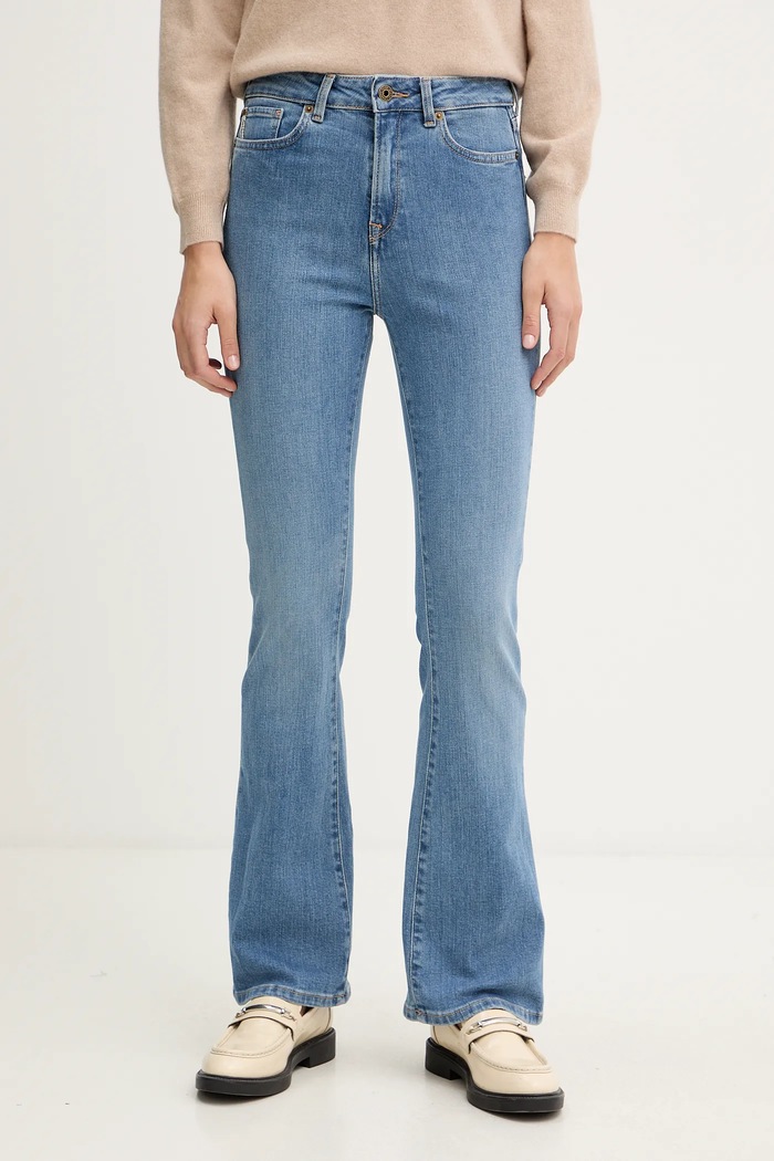 Rifle Pepe Jeans Planet friendly modrá PL2047333VA