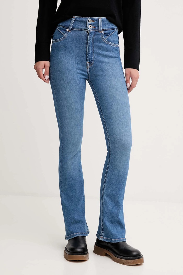 Rifle Pepe Jeans Planet friendly modrá PL2050104FB