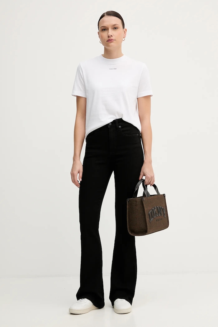 Rifle Calvin Klein Jeans LV047B942G čierna SS26
