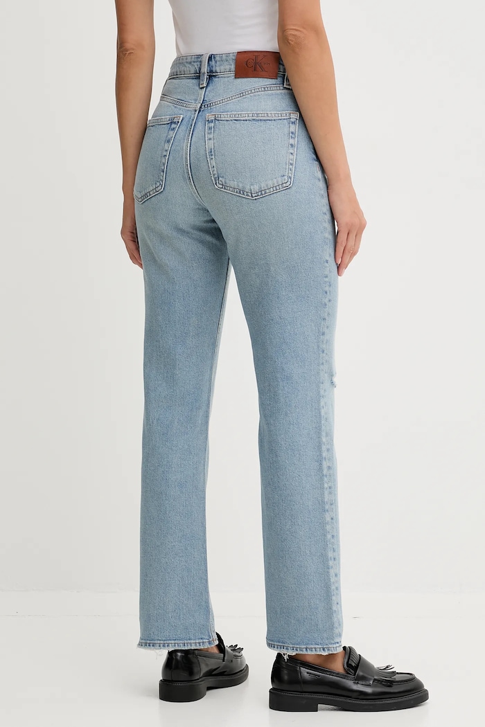 Odzież Calvin Klein Jeans jeansy LV047D742G niebieski