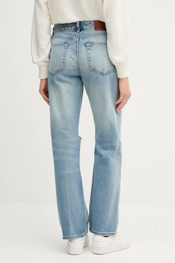Ρούχα Τζιν παντελόνι Calvin Klein Jeans LV047B918G μπλε