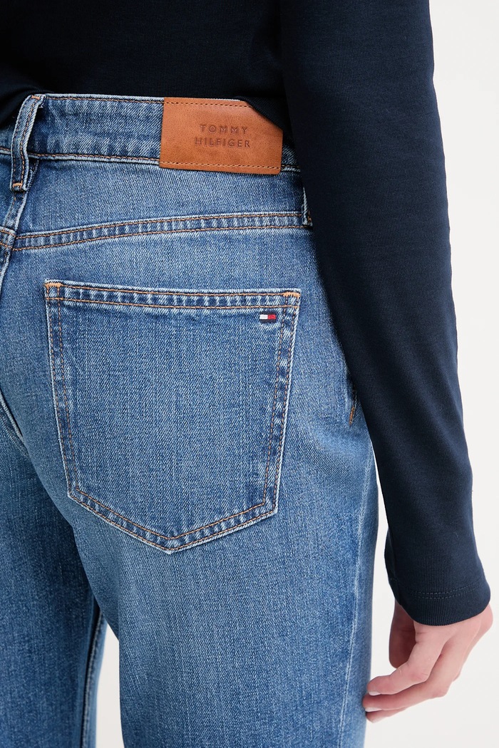 Дънки Tommy Hilfiger син WW0WW46721