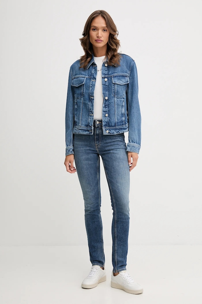 Rifle Tommy Hilfiger WW0WW46722 tmavomodrá AW25