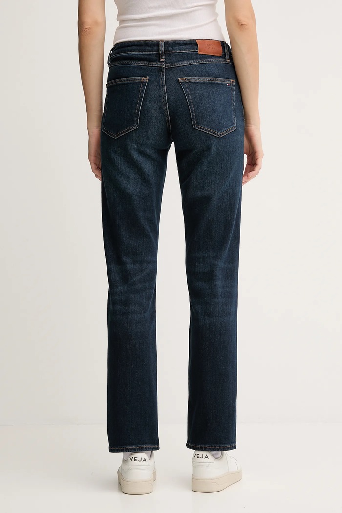 Ρούχα Τζιν παντελόνι Tommy Hilfiger WW0WW47487 σκούρο μπλε