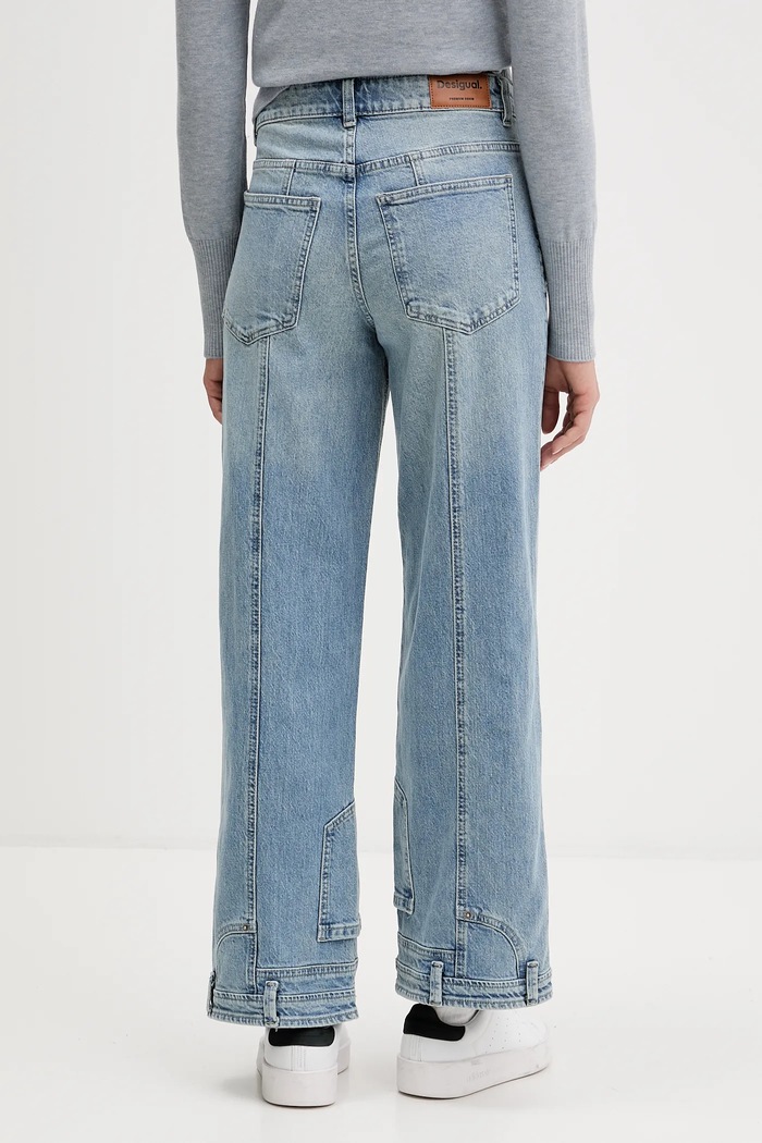 Îmbrăcăminte Desigual jeans POCKETS 25WWDD13 albastru