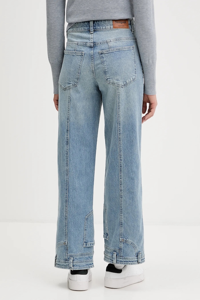 Îmbrăcăminte Desigual jeans POCKETS 25WWDD13 albastru